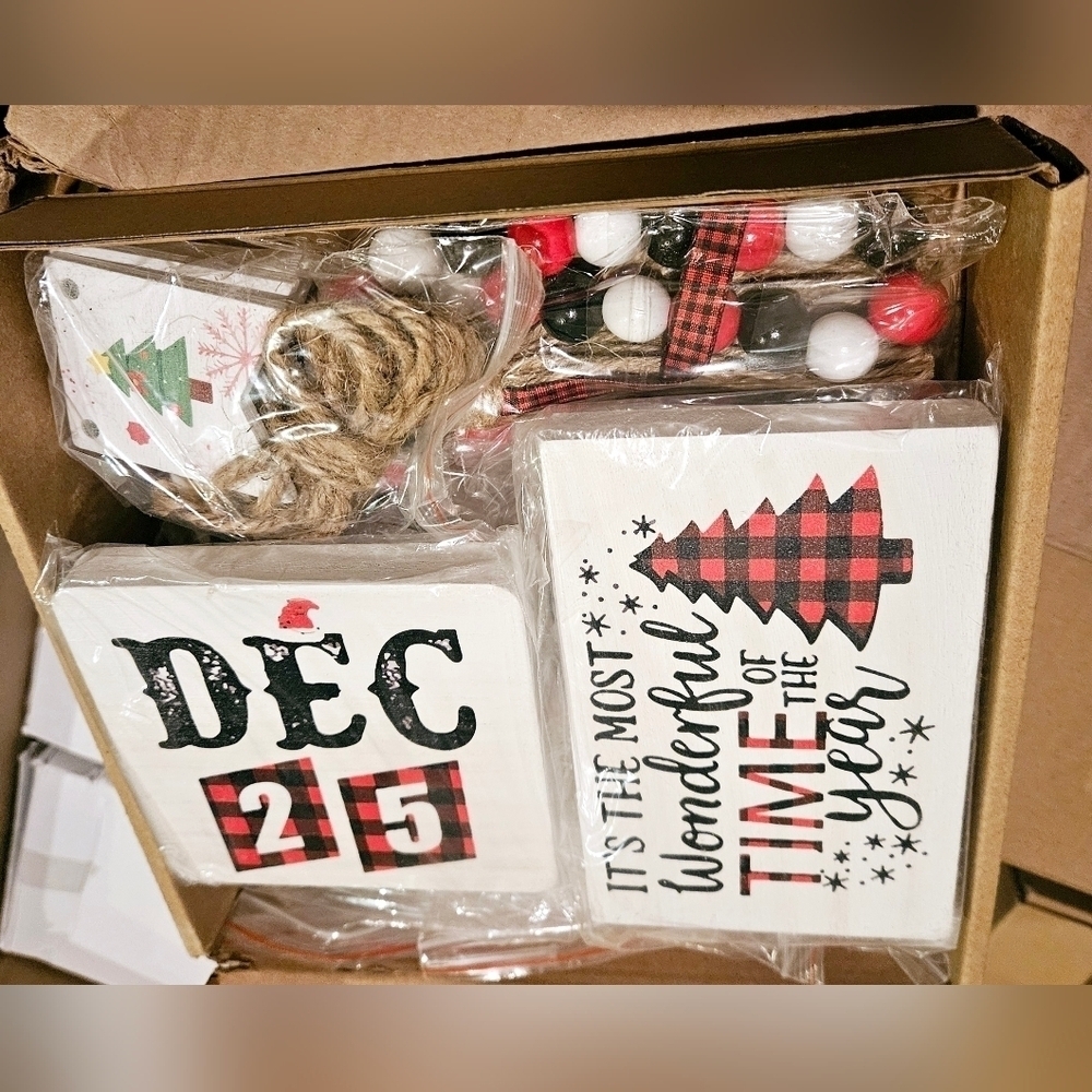 Christmas Tiered Tray Decor - Picture 8 of 8